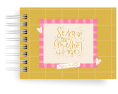 MINI AGENDA FOFA A6 DATADA 2027 HORIZONTAL - 1 dia p/ pág.