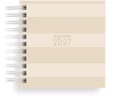 AGENDA FOFA POCKET DATADA 2027 - 2 dias p/ pág. - comprar online