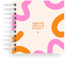 Imagem do AGENDA FOFA POCKET DATADA 2027 - 2 dias p/ pág.