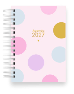AGENDA FOFA A5 DATADA 2027 - 1 dia p/ pág. - comprar online