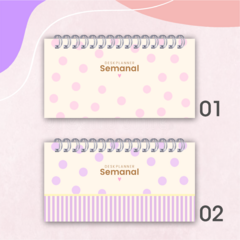 DUO PLANNER SEMANAL E MENSAL A5 - DATADO 2025 - Atteliê da Lari Personalizados