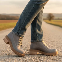 BORCEGO CITADINA SILVINA GRIS 36/40 - comprar online