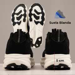 Zapatillas Running Levitate Hombre Negro - tienda online