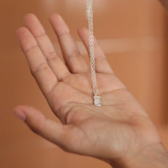 Dije gato mini de plata - Malena Castañón Joyería