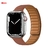 Imagem do Link de couro para apple relógio banda 44mm 40mm 41mm 45mm 42mm 38mm pulseira d