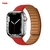 Link de couro para apple relógio banda 44mm 40mm 41mm 45mm 42mm 38mm pulseira d na internet