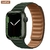 Link de couro para apple relógio banda 44mm 40mm 41mm 45mm 42mm 38mm pulseira d na internet