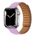 Link de couro para apple relógio banda 44mm 40mm 41mm 45mm 42mm 38mm pulseira d - MRO Ecommerce