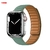 Imagem do Link de couro para apple relógio banda 44mm 40mm 41mm 45mm 42mm 38mm pulseira d