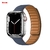 Link de couro para apple relógio banda 44mm 40mm 41mm 45mm 42mm 38mm pulseira d - comprar online