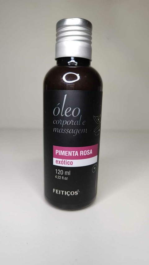 Óleo Aromático para Massagem Pimenta Rosa. 120ml
