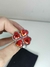 Plug Jóia Anal trevo da sorte vermelho tam.P