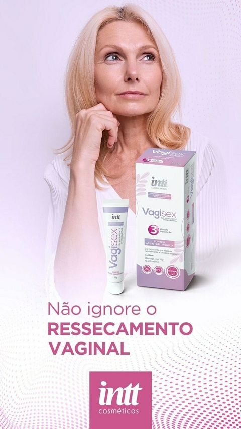 Vagisex - Gel Hidratante Intravaginal - Indicado para Mulheres na Menopausa