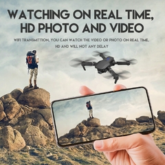 Drone Profissional WIFI HD 4K Com Modo de Câmera Dobrável