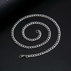 Colar de aço inoxidável para homem e mulher - loja online