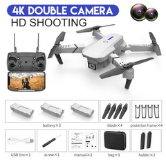 Drone Profissional WIFI HD 4K Com Modo de Câmera Dobrável