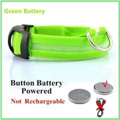Coleira LED brilhante para cães ajustável