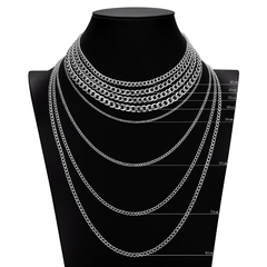 Colar de aço inoxidável para homem e mulher - mercus store