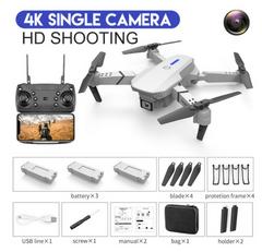 Drone Profissional WIFI HD 4K Com Modo de Câmera Dobrável - mercus store