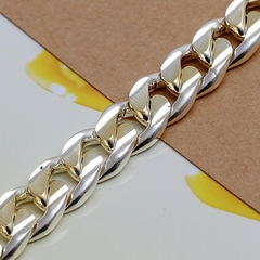 pulseira de prata 10mm - comprar online