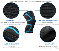 joelheira de compressão esportiva, Suspensório elástico de nylon