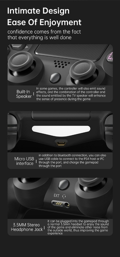 Gamepad sem fio controlador bluetooth - loja online