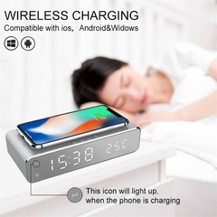 Carregador sem fio Time Despertador LED na internet