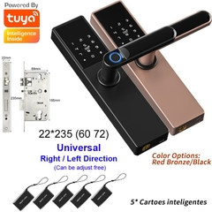 Fechadura Eletrônica Biométrica Digital Black Smart - comprar online