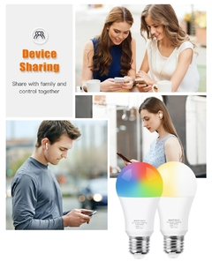 lanpada de led inteligente wifi com alexa - mercus store
