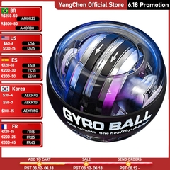 bola giroscópico de led para definir braço