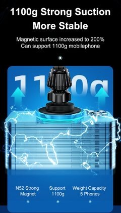 suporte de telefone magnético carregamento sem fio na internet