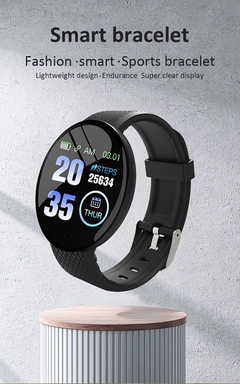 Smartwatch Circular com Múltiplos Modos Esportivos na internet