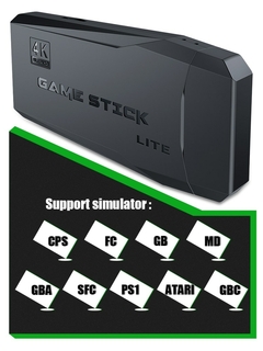 usb com 10000 jogos pórtatil 4k game trick