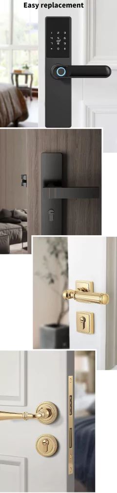 Fechadura Eletrônica Biométrica Digital Black Smart