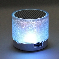 caixinha de som Portátil de LED Sem Fio via Bluetooth - mercus store