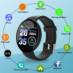 Smartwatch Circular com Múltiplos Modos Esportivos