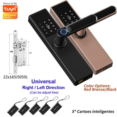 Fechadura Eletrônica Biométrica Digital Black Smart - comprar online
