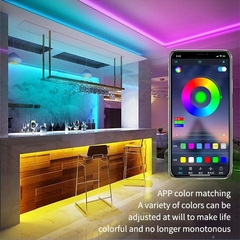 Rolo De Fita Led 3m com Controle Bluetooth - mercus store