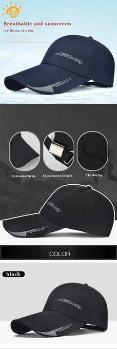 Boné de beisebol monocromático moda casual - comprar online