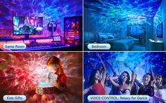 Projetor de Luz Galáxia, Luz do Céu Estrelado, Decoração do Quarto