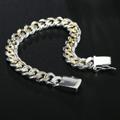 pulseira de prata 10mm na internet