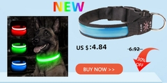 Coleira LED brilhante para cães ajustável - mercus store