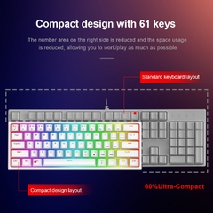 Teclado Mecânico REDRAGON RGB K617