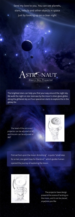 projetor de galaxia space, decoração para quarto luminaria - comprar online