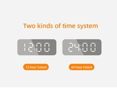 Carregador sem fio Time Despertador LED - comprar online