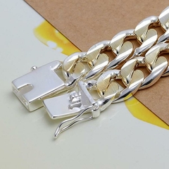 pulseira de prata 10mm na internet