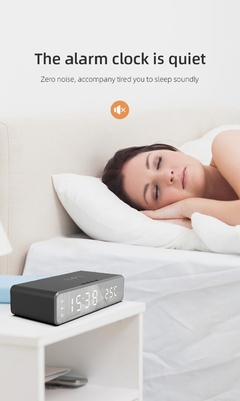 Carregador sem fio Time Despertador LED na internet