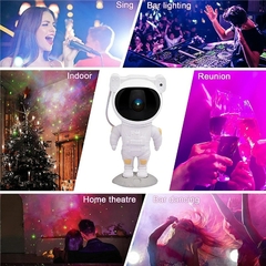 projetor de galaxia space, decoração para quarto luminaria na internet
