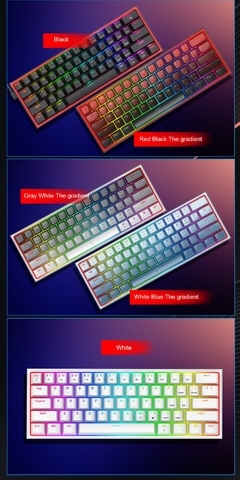 Teclado Mecânico REDRAGON RGB K617 - comprar online