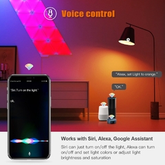 Imagem do lanpada de led inteligente wifi com alexa